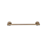 Top Knobs Edwardian Bath 24" Single Towel Bar - German Bronze - Beaded Backplate - ED8GBZA