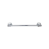 Top Knobs Edwardian Bath 24" Single Towel Bar - Polished Chrome - Plain Backplate - ED8PCD