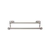 Top Knobs Edwardian Bath 30" Double Towel Bar - Brushed Satin Nickel - Oval Backplate - ED11BSNC