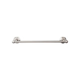 Top Knobs Edwardian Bath 30" Single Towel Bar - Brushed Satin Nickel - Hex Backplate - ED10BSNB