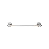 Top Knobs Edwardian Bath 30" Single Towel Bar - Brushed Satin Nickel - Rope Backplate - ED10BSNF