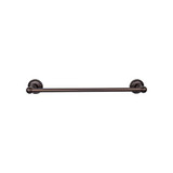 Top Knobs Edwardian Bath 30" Single Towel Bar - Oil Rubbed Bronze - Ribbon Backplate - ED10ORBE