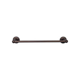 Top Knobs Edwardian Bath 30" Single Towel Bar - Oil Rubbed Bronze - Rope Backplate - ED10ORBF