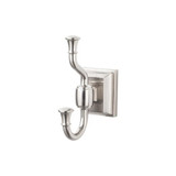 Top Knobs Stratton Bath Double Hook, Brushed Satin Nickel - STK2BSN