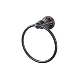 Top Knobs Hudson Bath Ring, Tuscan Bronze - HUD5TB