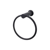 Top Knobs Hopewell Bath Ring - Flat Black - HOP5BLK