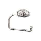 Top Knobs Edwardian Bath Tissue Hook - Antique Pewter - Oval Backplate - ED4APC