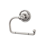Top Knobs Edwardian Bath Tissue Hook - Antique Pewter - Ribbon Backplate - ED4APE