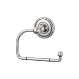 Top Knobs Edwardian Bath Tissue Hook - Antique Pewter - Rope Backplate - ED4APF
