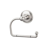 Top Knobs Edwardian Bath Tissue Hook - Brushed Satin Nickel - Plain Backplate - ED4BSND