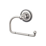 Top Knobs Edwardian Bath Tissue Hook - Beaded Backplate, Antique Pewter - ED4APA