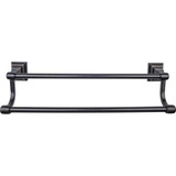 Top Knobs Stratton Bath 18" Double Towel Bar - Tuscan Bronze - STK7TB