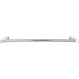 Top Knobs Hopewell Bath 18" Single Towel Bar - Polished Chrome - HOP6PC
