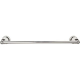Top Knobs Hudson Bath 18" Single Towel Bar, Polished Nickel - HUD6PN