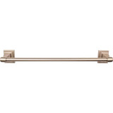 Top Knobs Stratton Bath 18" Single Towel Bar, Brushed Bronze - STK6BB