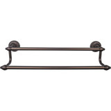Top Knobs Tuscany Bath 24" Double Towel Bar, Oil Rubbed Bronze - TUSC9ORB