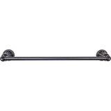 Top Knobs Hudson Bath 24" Single Towel Bar - Tuscan Bronze - HUD8TB