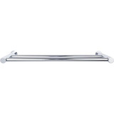 Top Knobs Hopewell Bath 30" Double Towel Bar - Polished Chrome - HOP11PC