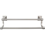 Top Knobs Stratton Bath 30" Double Towel Bar - Brushed Satin Nickel - STK11BSN