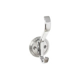 Top Knobs Reeded Wall Hooks 4 11/16", Polished Chrome - TK1062PC