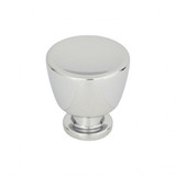 Atlas Conga Door Knob 1 1/8 Inch - Polished Chrome, 412-CH