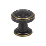 Atlas Bronte Door Knob 1 1/8 Inch - Café Bronze, 313-CFB