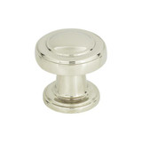 Atlas Bronte Door Knob 1 1/8 Inch - Polished Nickel, 313-PN