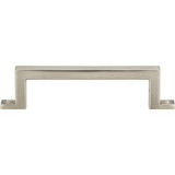 Atlas Homewares Campaign Bar Pull 3 3/4 Inch (c-c) - Brushed Nickel, 385-BRN