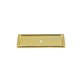 Atlas Homewares Campaign Rope Backplate 3 11/16 Inch - Polished Brass, 379-PB