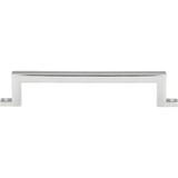 Atlas Campaign Bar Door Pull 5 1/16 Inch (c-c) - Polished Chrome, 386-CH