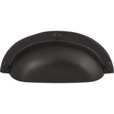 Atlas Cup Door Pull 2 1/2 Inch (c-c) - Aged Bronze, A818-O