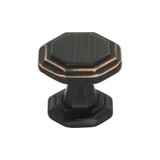 Atlas Dickinson Octagon Door Knob 1 1/4 Inch - Venetian Bronze, 319-VB