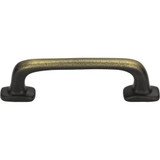 Atlas Distressed Door Pull 3 Inch (c-c) - Antique Bronze, 333-ABZ
