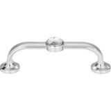 Atlas Legacy Crystal Bracelet Door Pull 3 Inch (c-c) - Polished Chrome, 344-CH