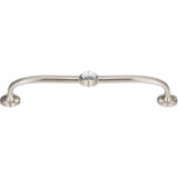 Atlas Legacy Crystal Bracelet Door Pull 5 1/16 Inch (c-c) - Brushed Nickel, 345-BRN