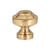 Atlas Malin Door Knob 1 1/8 Inch (c-c) - Warm Brass, A640-WB