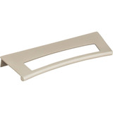 Atlas Mid Century Tab Door Pull 5 1/16 Inch (c-c) - Brushed Nickel, 363-BRN