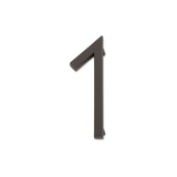 Atlas Modern Avalon #1 House Number - Aged Bronze, AVN1-O