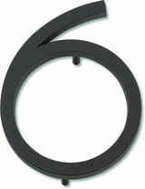Atlas Modern Avalon #6 House Number - Aged Bronze, AVN6-O