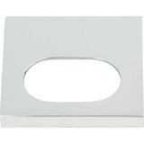 Atlas Modern Square Edge Tab Door Pull 1 1/4 Inch (c-c) - Polished Chrome, 364-CH