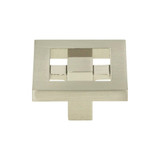 Atlas Nobu Square Door Knob 1 3/8 Inch - Brushed Nickel, 260-BRN