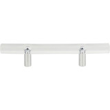 Atlas Optimism Rail Door Pull 3 Inch (c-c) - Polished Chrome, 3147-CH