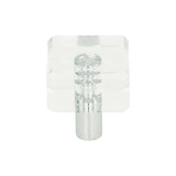 Atlas Optimism Square Door Knob 1 1/4 Inch - Polished Chrome, 3145-CH