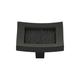 Atlas Primitive Square Door Knob 1 1/2 Inch - Matte Black, 270-BL