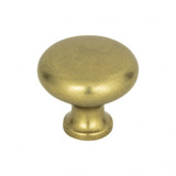 Atlas Round Door Knob 1 1/4 Inch - Vintage Brass, A819-UB