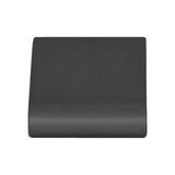 Atlas Round Rail Door Knob 1 1/8 Inch - Matte Black, A877-BL