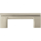 Atlas Round Rail Door Pull 3 Inch (c-c) - Brushed Nickel, A878-BN