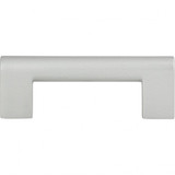 Atlas Round Rail Door Pull 3 Inch (c-c) - Matte Chrome, A878-MC