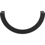 Atlas Roundabout Door Pull 5 1/16 Inch (c-c) - Matte Black, 355-BL