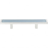 Atlas Spa Blue Door Pull 3 Inch (c-c) - Polished Chrome, 231-BLU-CH